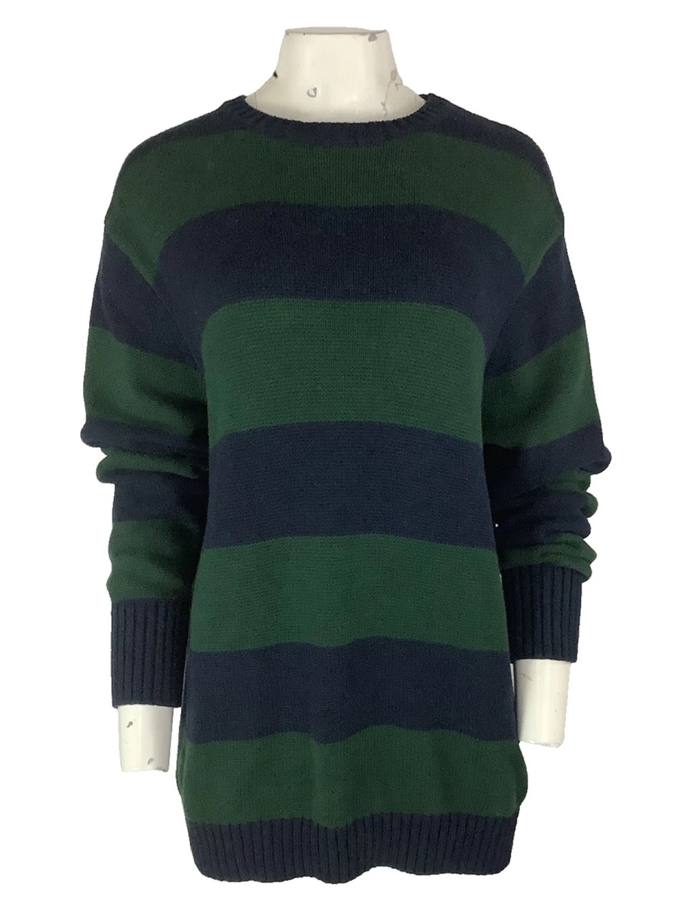 Brandy Melville One Size 100% Cotton Oversized Chunky Striped Tunic Sweater